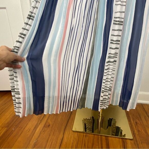 Lane Bryant‎ Striped Maxi Dress Size 14/16 Casual Travel Beachy Resort Sundress - Picture 10 of 15